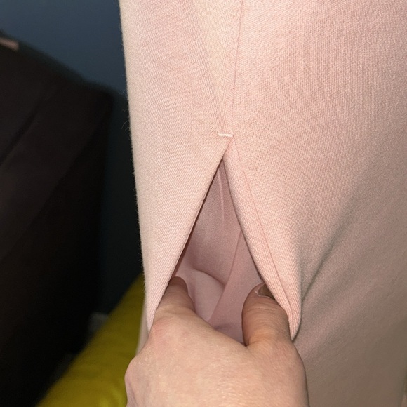 Loft Size S Pink Flutter Sleeve Dress - Picture 6 of 12